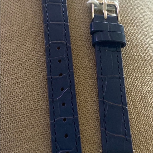 BRISTON-Watch Band-Red Alligator texture&Blue-NEW WITH TAGS-Bundle of 2 - Picture 6 of 10